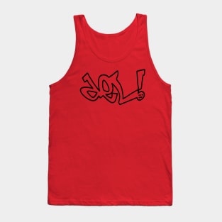 Del of Heiro (black ink) Tank Top